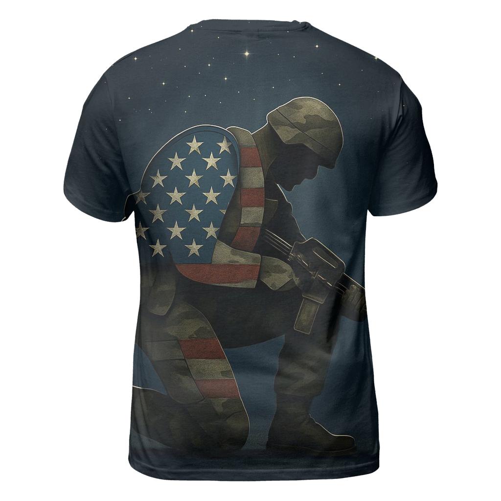 Camouflage Constellation Flag Sentinel personalized full print shirts