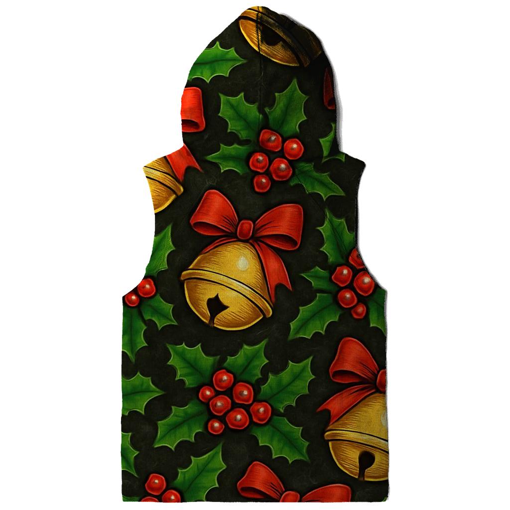 Holly Bell Tessellation On Charcoal Night pullover hoodies