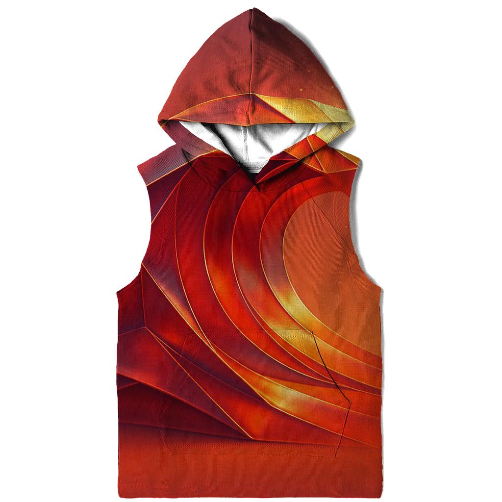 Chromatic Tidal Origami pullover hoodies