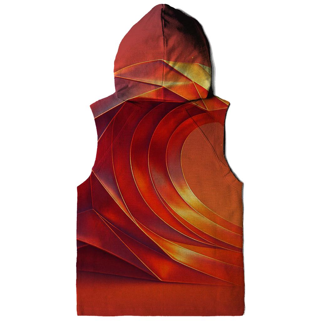 Chromatic Tidal Origami pullover hoodies