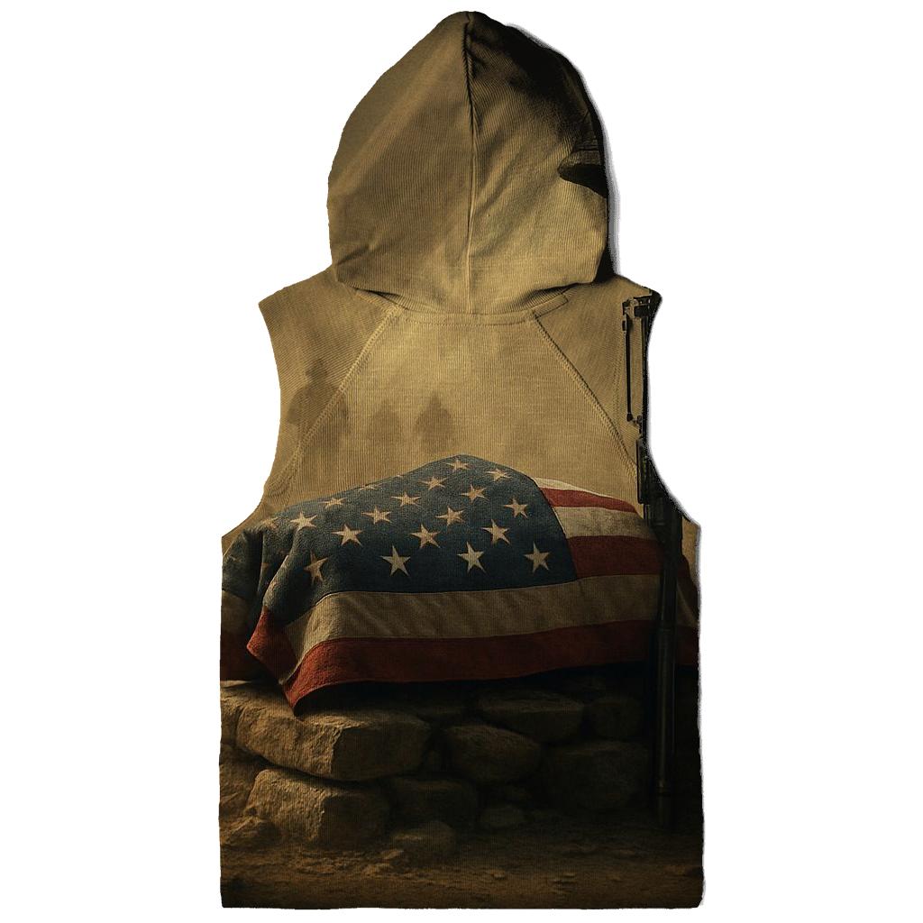 Folded Flag Reliquary In Desert Light graphic hoodies