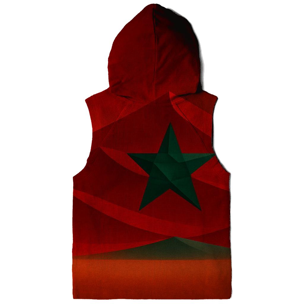 Geometric Mirage Flag Of Morocco hoodie trends
