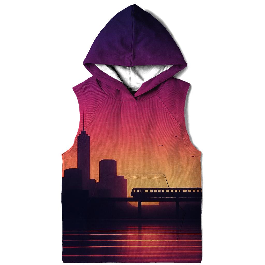Orchid Skyline Afterglow custom hoodies