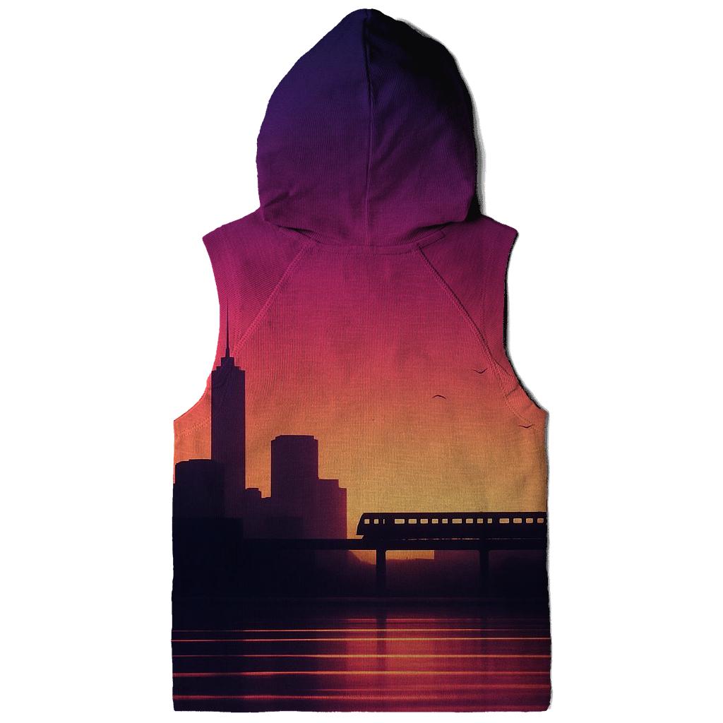 Orchid Skyline Afterglow custom hoodies