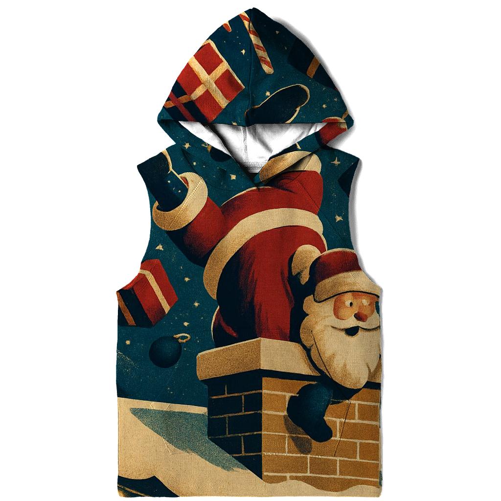 Santa Stuck In Chimney Gift Avalanche hoodies fashion