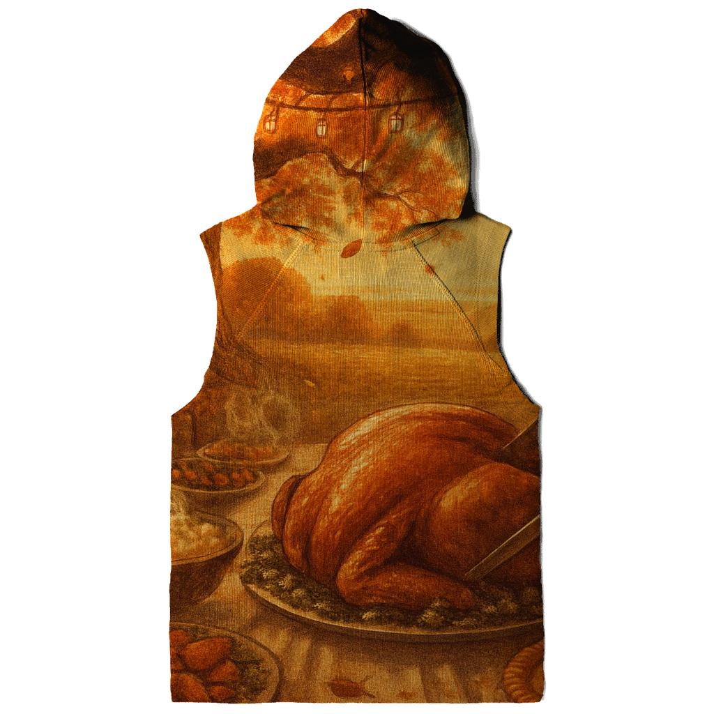 Golden Hour Feast Under The Oak graphic hoodies