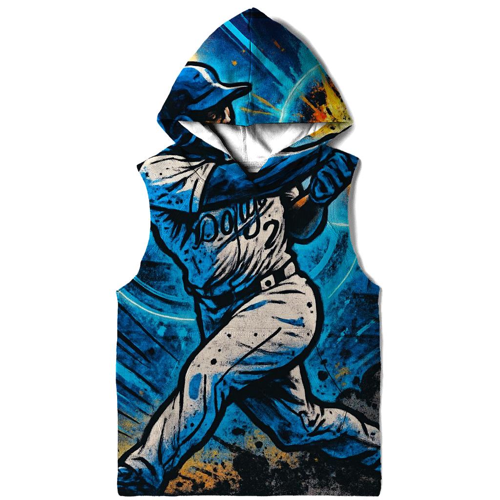 Graffiti Halo Batter Impact Burst hoodie designs