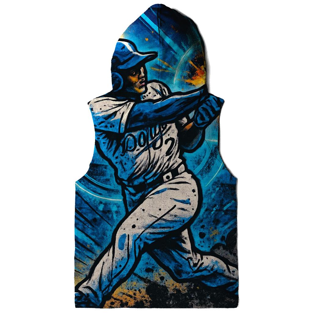 Graffiti Halo Batter Impact Burst hoodie designs