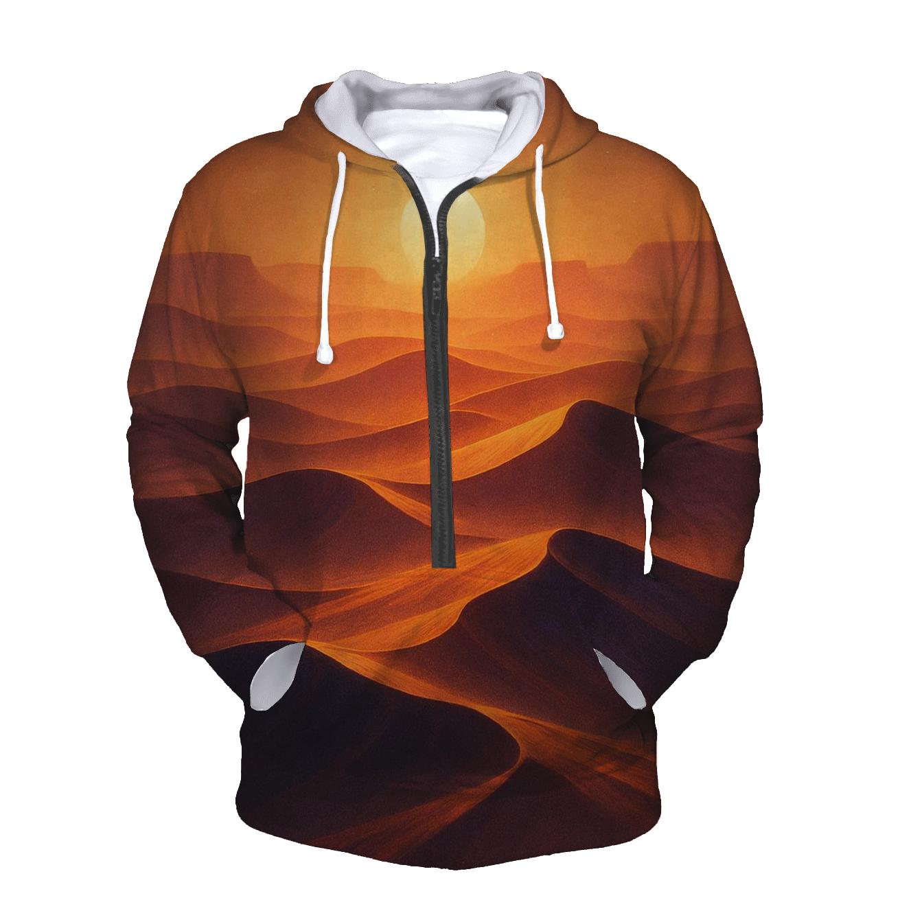 Saffron Mirage Dunes pullover hoodies