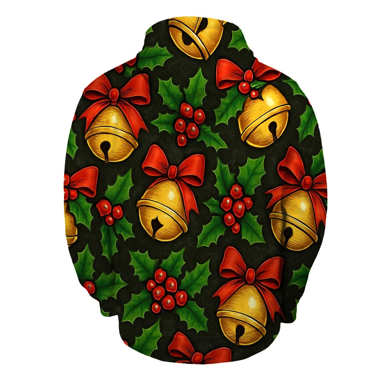 Holly Bell Tessellation On Charcoal Night graphic hoodies