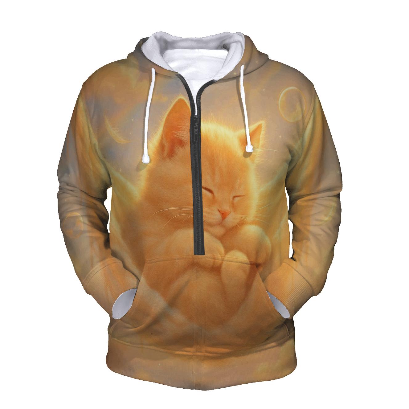Sunrise Cloud Hammock Cat Nap heavyweight hoodies