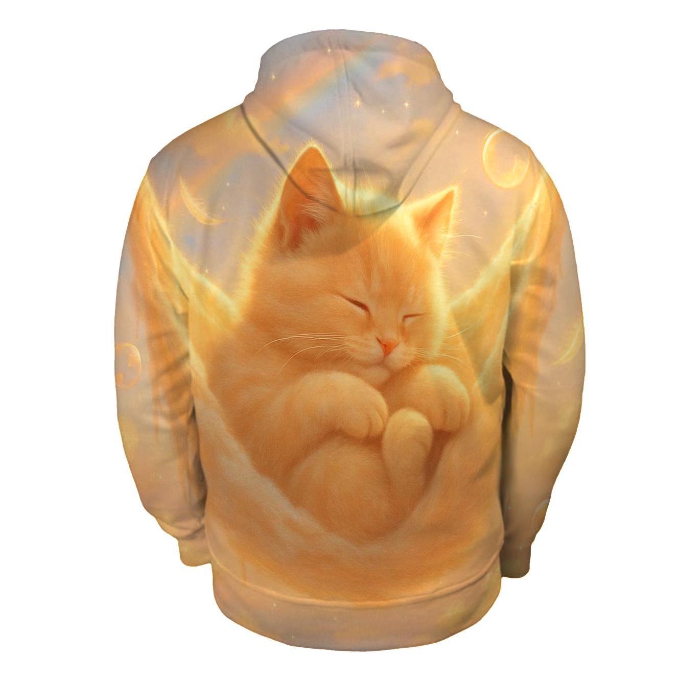 Sunrise Cloud Hammock Cat Nap heavyweight hoodies
