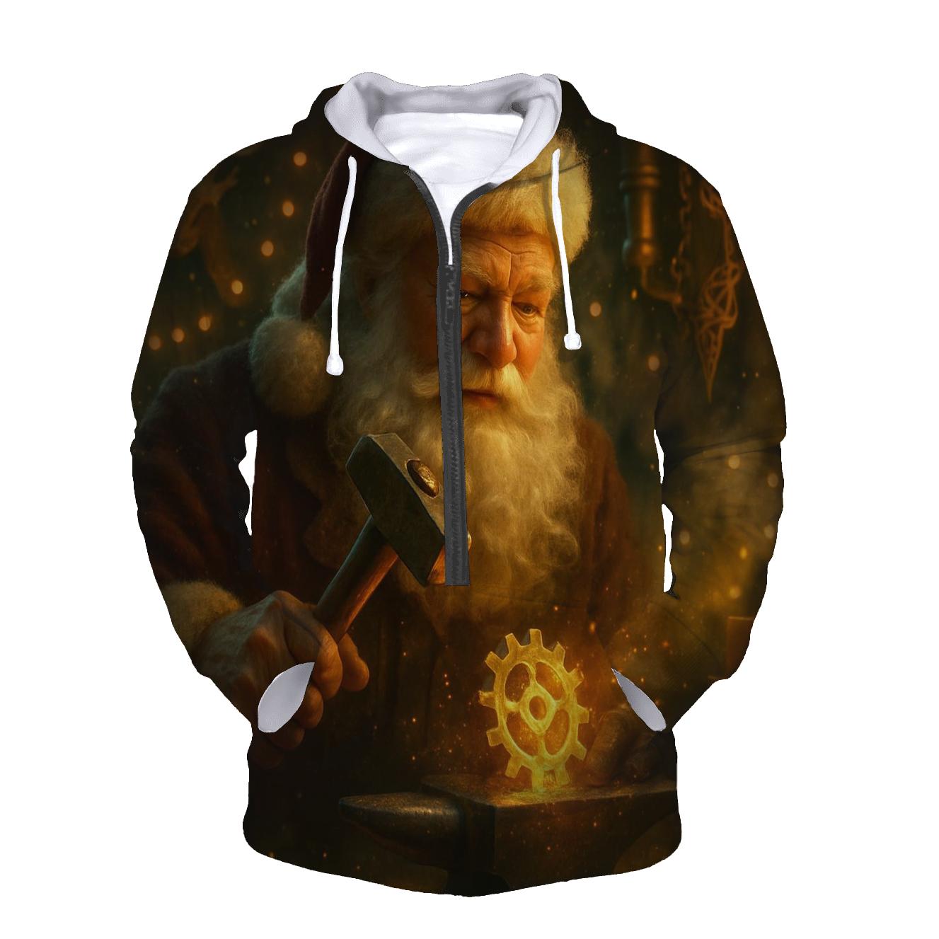 Gilded Workshop Santa Clockwork Forge hoodie designs