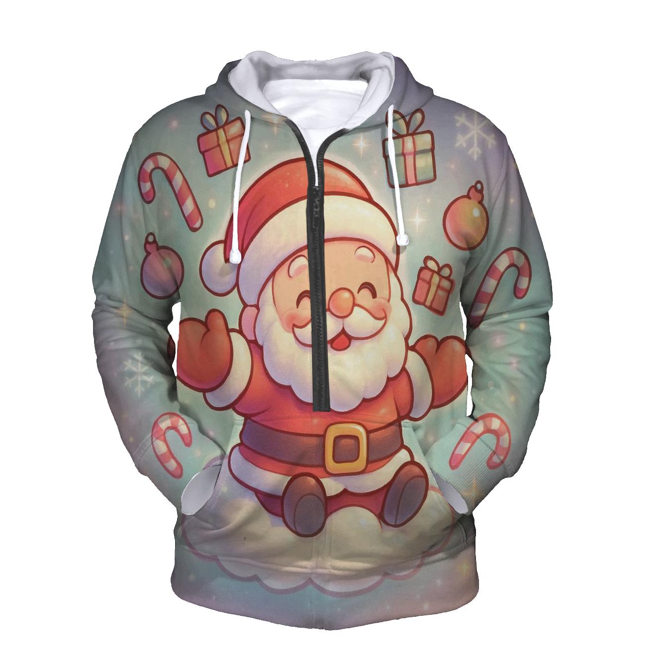 Candy Cloud Chibi Santa Dream Parade printed hoodies
