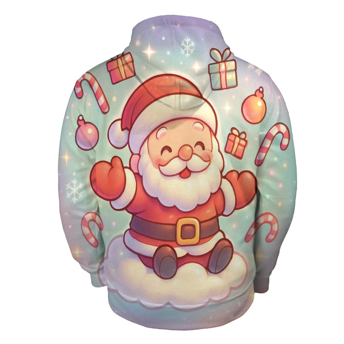 Candy Cloud Chibi Santa Dream Parade printed hoodies