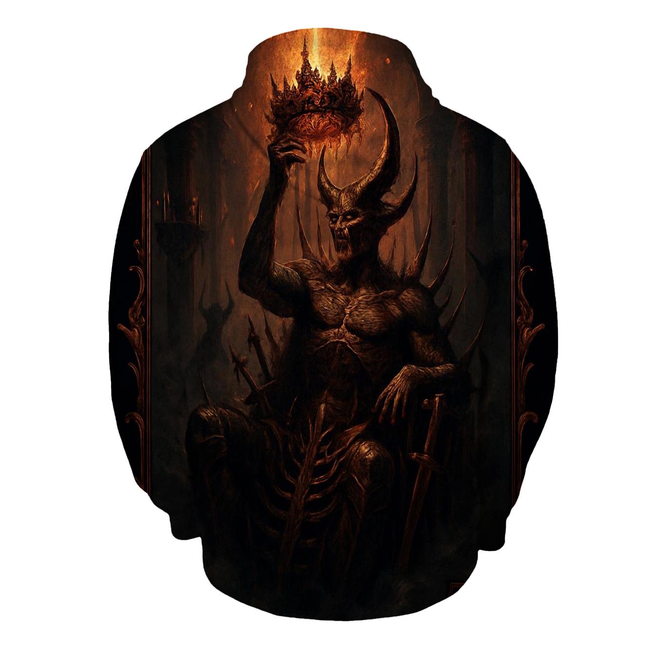 Throne Of The Thorncrowned Warlord embroidered hoodies