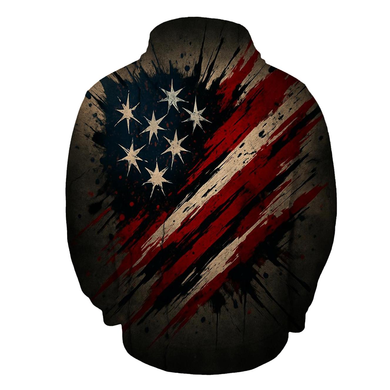 Rebel Alley Flag Burst graphic hoodies