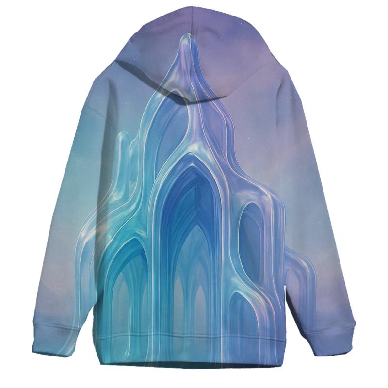 Aurora Spillway Cathedral printed hoodies