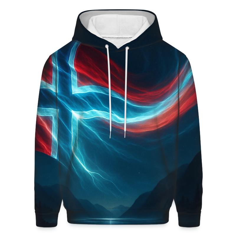 Aurora Fjord Flag Of Norway hoodie designs