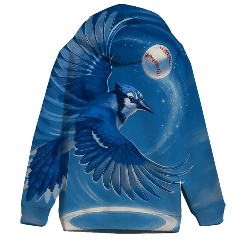 Stadium Halo Flight In Blue Jays Motion graphic hoodies