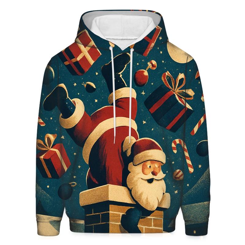 Santa Stuck In Chimney Gift Avalanche hoodie designs