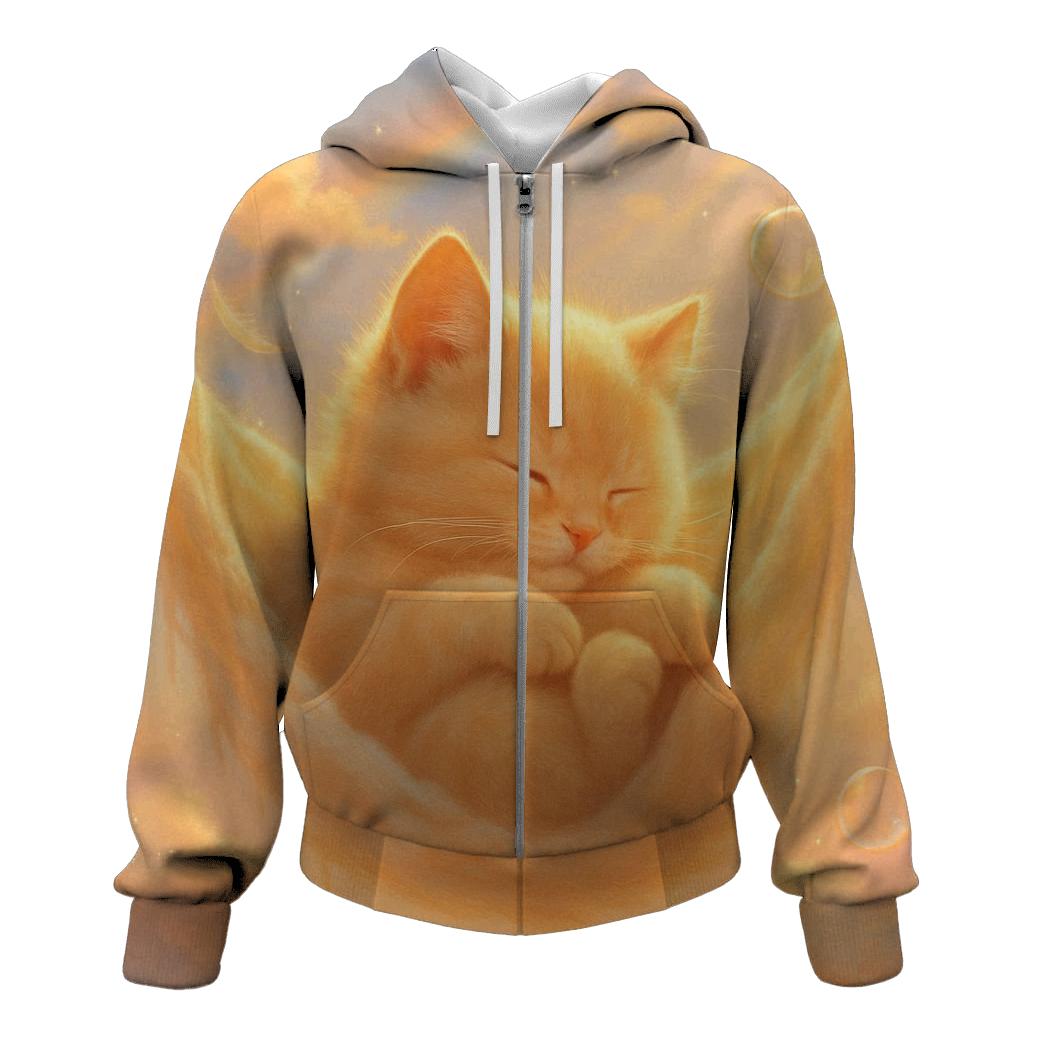 Sunrise Cloud Hammock Cat Nap lightweight hoodies