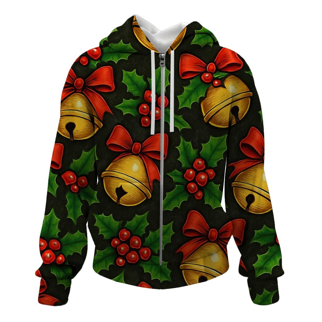 Holly Bell Tessellation On Charcoal Night hoodie styles