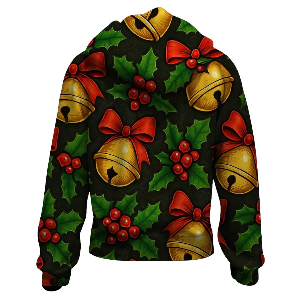 Holly Bell Tessellation On Charcoal Night hoodie styles