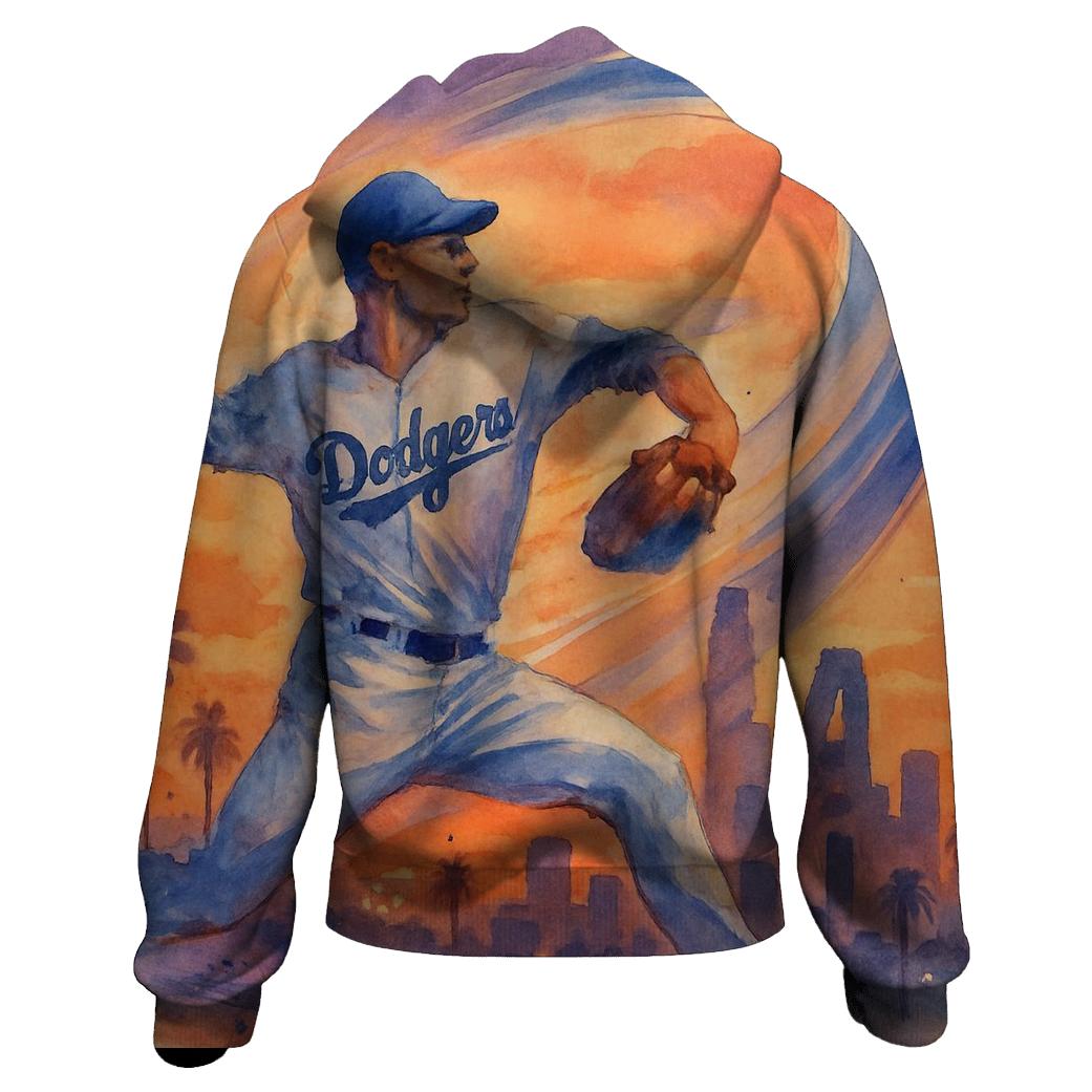 Golden Hour Pitcher Arc Over The City custom hoodies