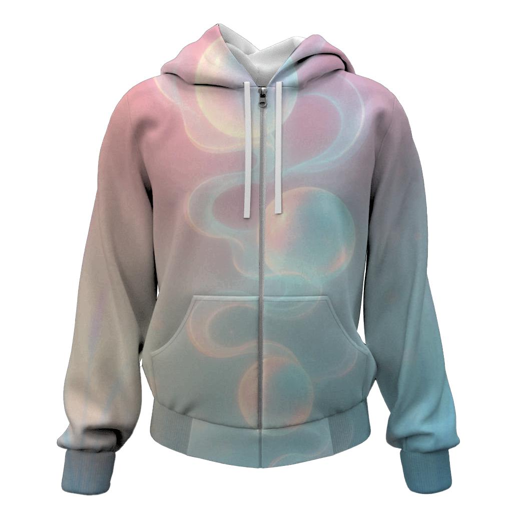 Pastel Mist Lantern Garden pullover hoodies
