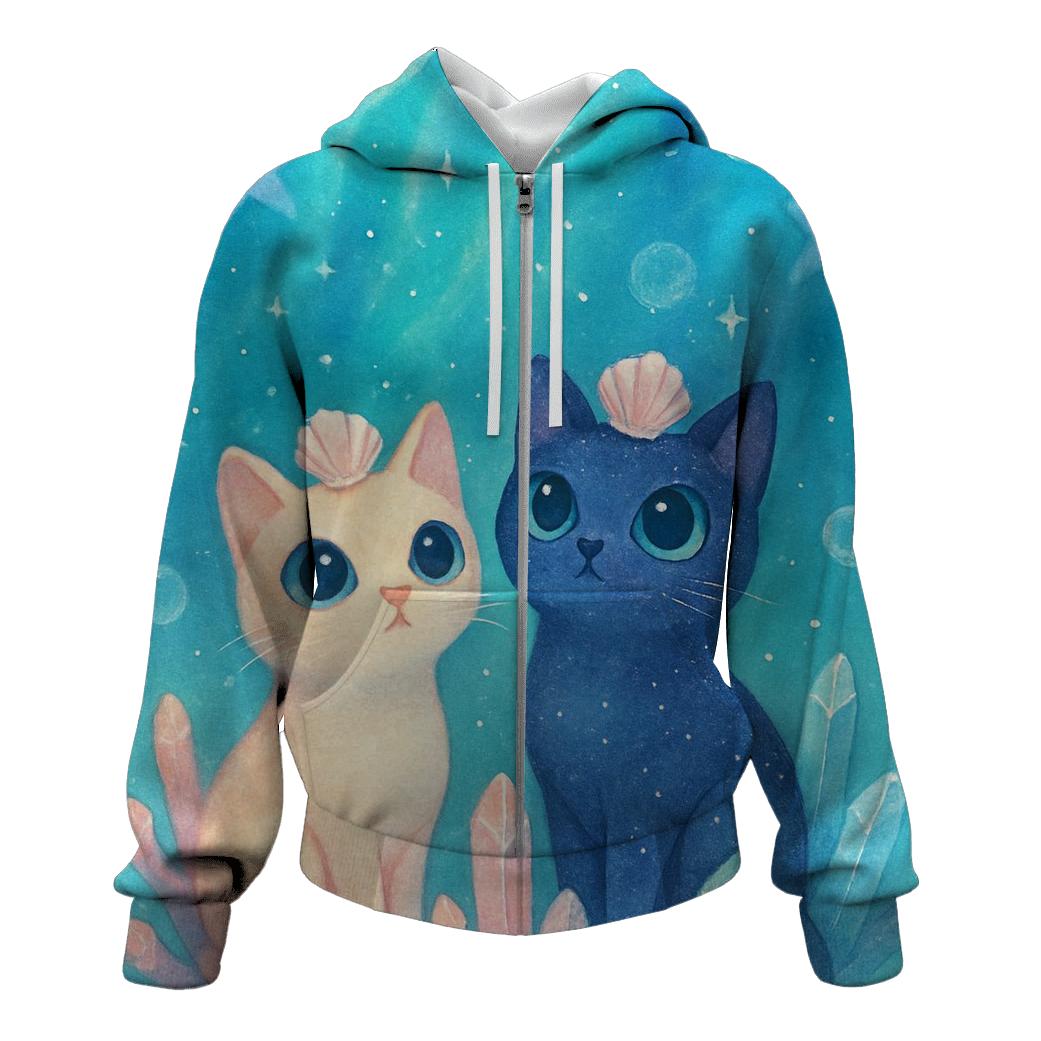 Crystal Reef Stargazer Cats hoodie designs