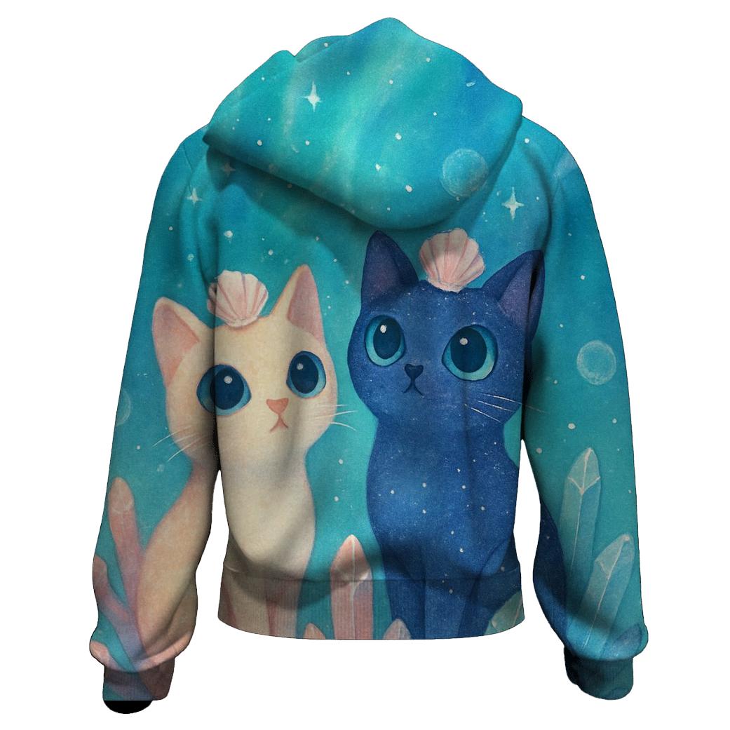 Crystal Reef Stargazer Cats hoodie designs