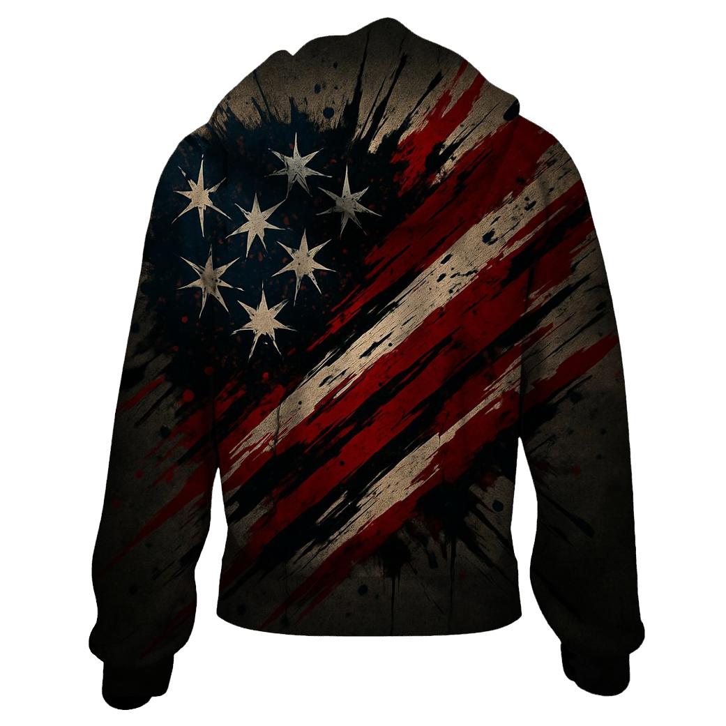 Rebel Alley Flag Burst lightweight hoodies