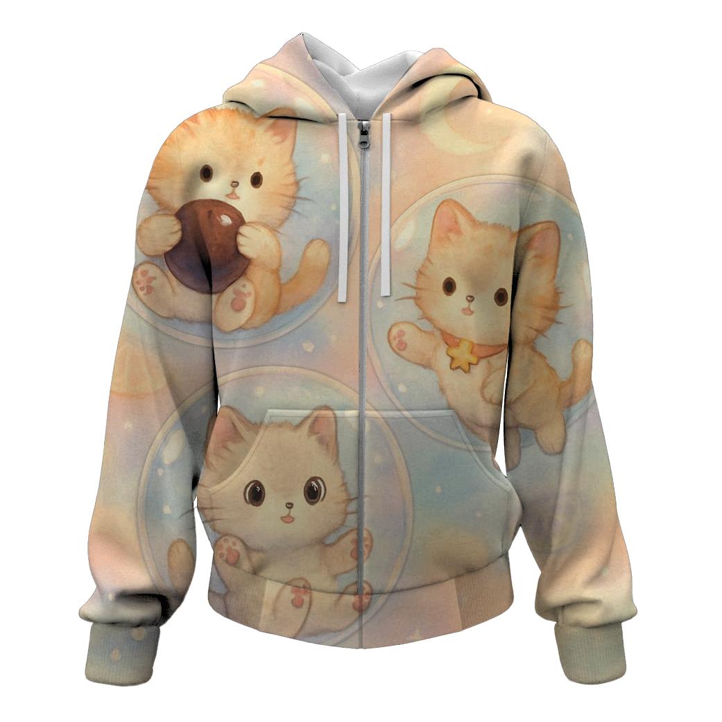 Bubble Tea Dream Kittens premium hoodies