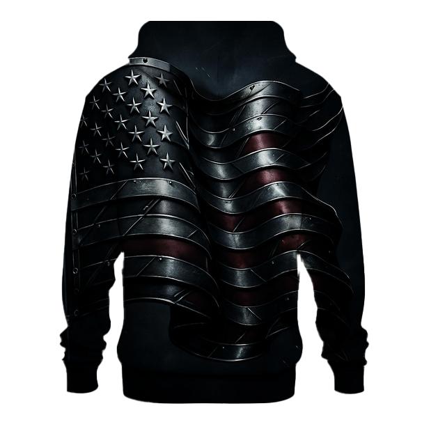 Midnight Forge Flag pullover hoodies