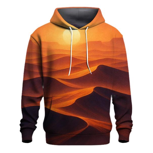 Saffron Mirage Dunes embroidered hoodies