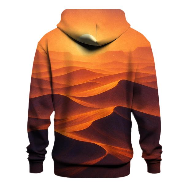 Saffron Mirage Dunes embroidered hoodies