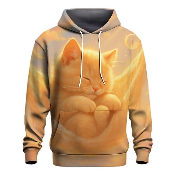 Sunrise Cloud Hammock Cat Nap graphic hoodies