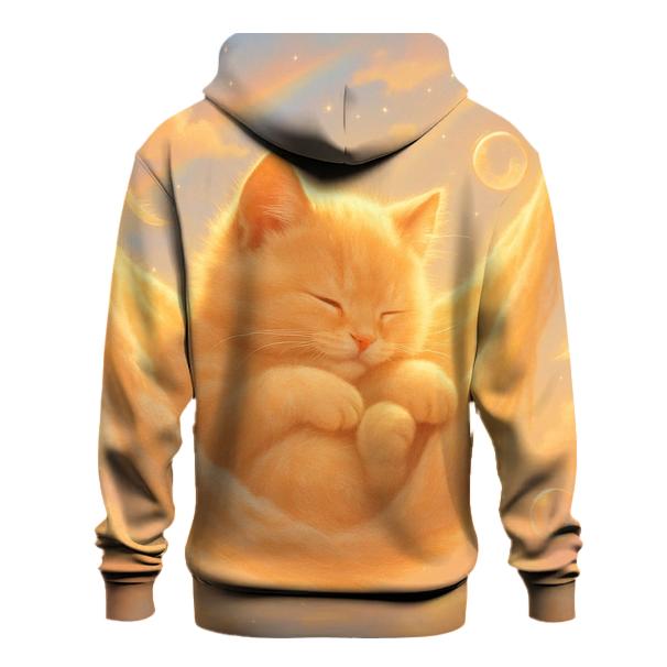 Sunrise Cloud Hammock Cat Nap graphic hoodies