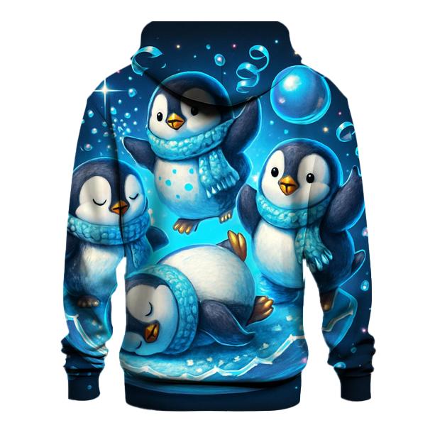 Penguin Snow Globe Breakdance Party hoodies fashion