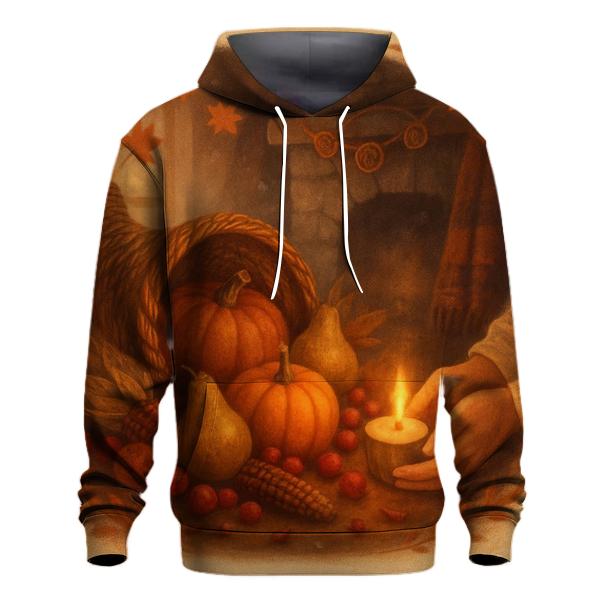 Candlelit Cornucopia Hearth hoodies fashion