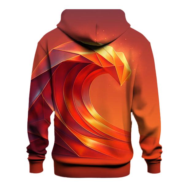 Chromatic Tidal Origami pullover hoodies