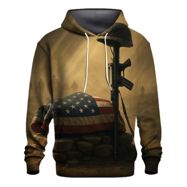 Folded Flag Reliquary In Desert Light custom hoodies