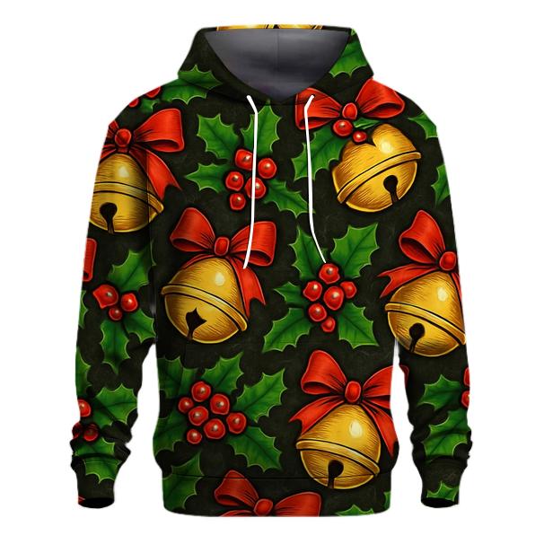 Holly Bell Tessellation On Charcoal Night hoodies fashion
