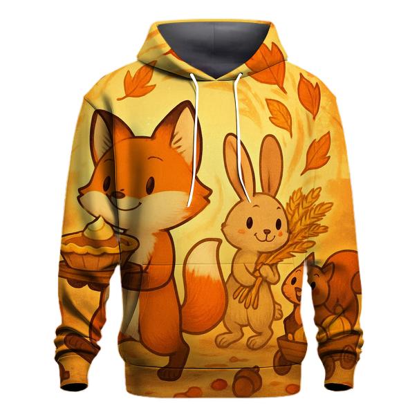 Harvest Parade Of Woodland Friends hoodies fashion