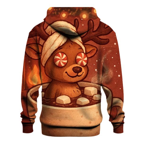 Reindeer Cocoa Spa Day heavyweight hoodies