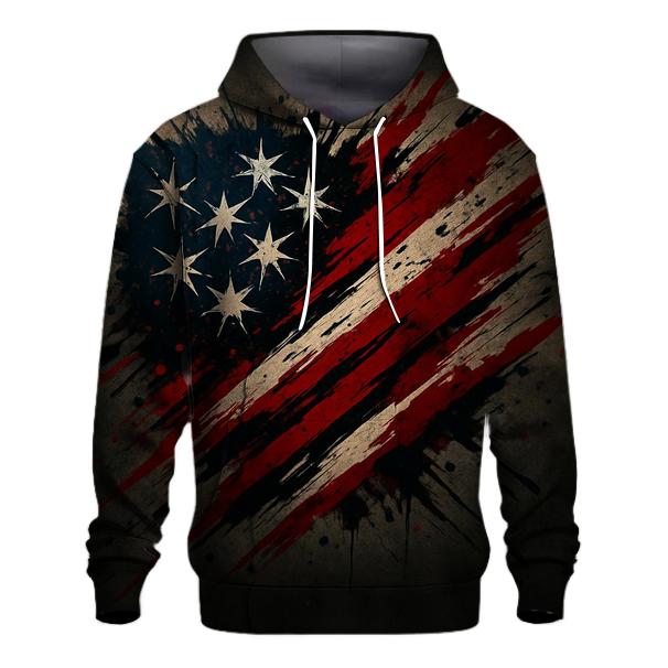 Rebel Alley Flag Burst pullover hoodies