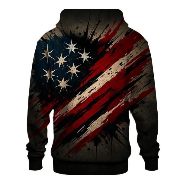 Rebel Alley Flag Burst pullover hoodies