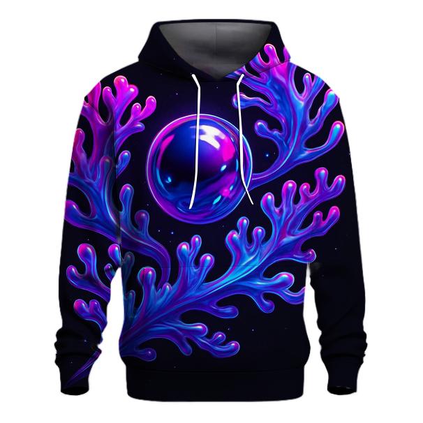 Neon Orbit Mirror Reef embroidered hoodies