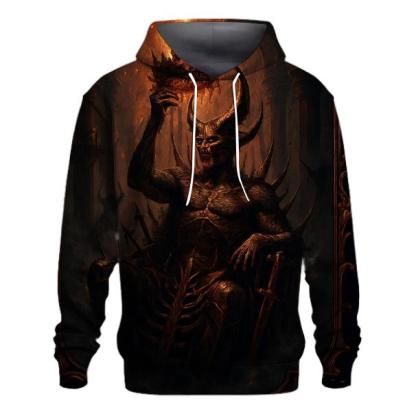 Throne Of The Thorncrowned Warlord embroidered hoodies